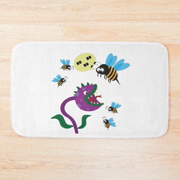 Item preview, Funny scene of bees and carnivorous plant designed and sold by Martapp.
