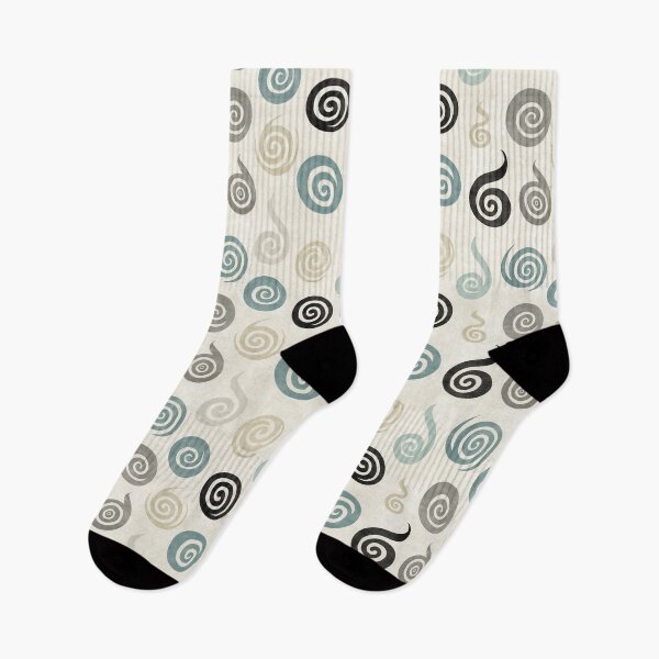 Item preview, Organic Spiral Motifs on Soft Fabric Texture designed and sold by Moisky Patterns.