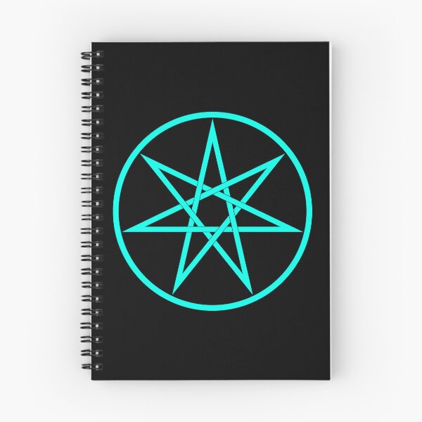 Item preview, Seven pointed star teal designed and sold by The Artless Archer.