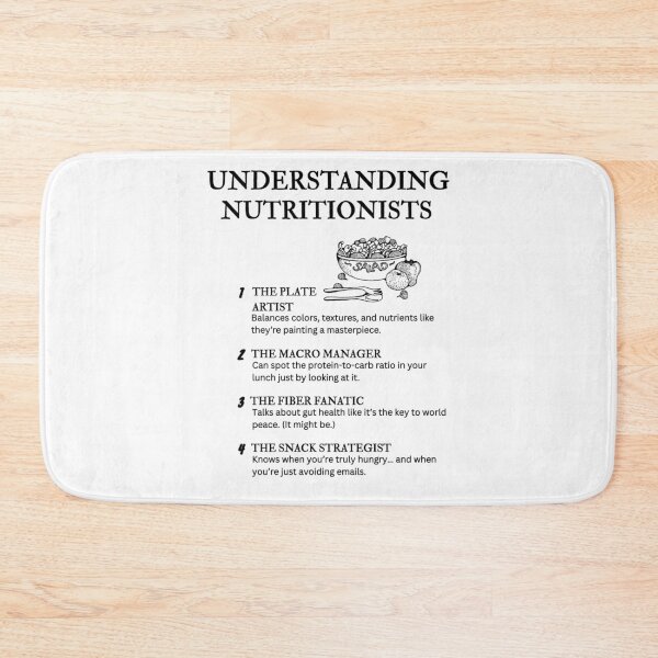 Item preview, Understanding Nutritionists – Funny Food & Wellness Definitions designed and sold by PsyFlow35.