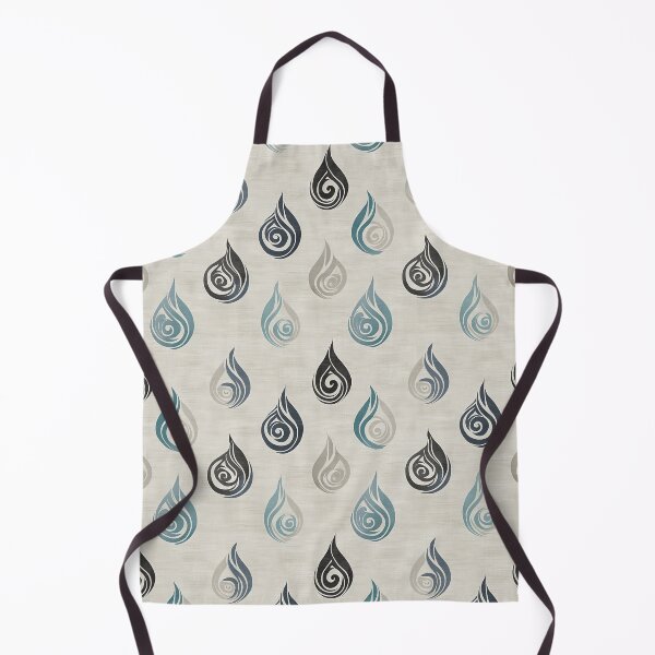 Item preview, Textured Spiral Droplets in Indigo and Stone designed and sold by Moisky Patterns.