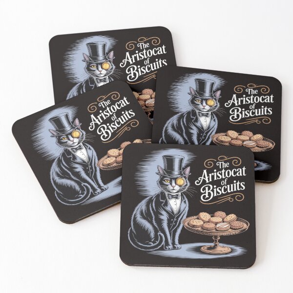 Item preview, The Aristocat of Biscuits – Kitty Biscuits Bakery designed and sold by Slavicsoul.