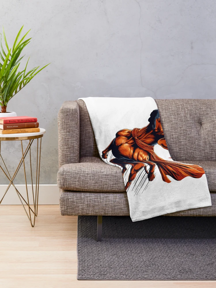 Thumbnail 2 of 6, Throw Blanket, Super Dog Rhodesian Ridgeback RR Ridgie Gift designed and sold by Pineapple-Tree.