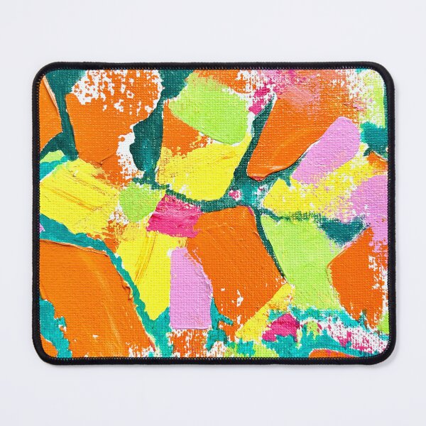 Item preview, End of Day, Colourful Recycled Paint Abstract Painting on Canvas designed and sold by Art by Agnes Bosze.