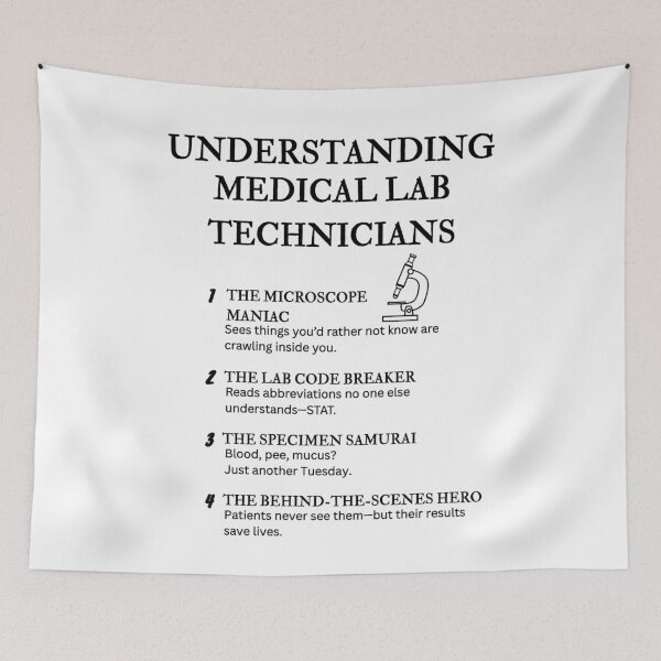 Item preview, Understanding Medical Lab Technicians  – Funny Science-Behind-the-Scenes Definitions designed and sold by PsyFlow35.
