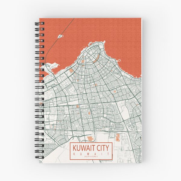 Item preview, Kuwait City Map - Bohemian designed and sold by deMAP.