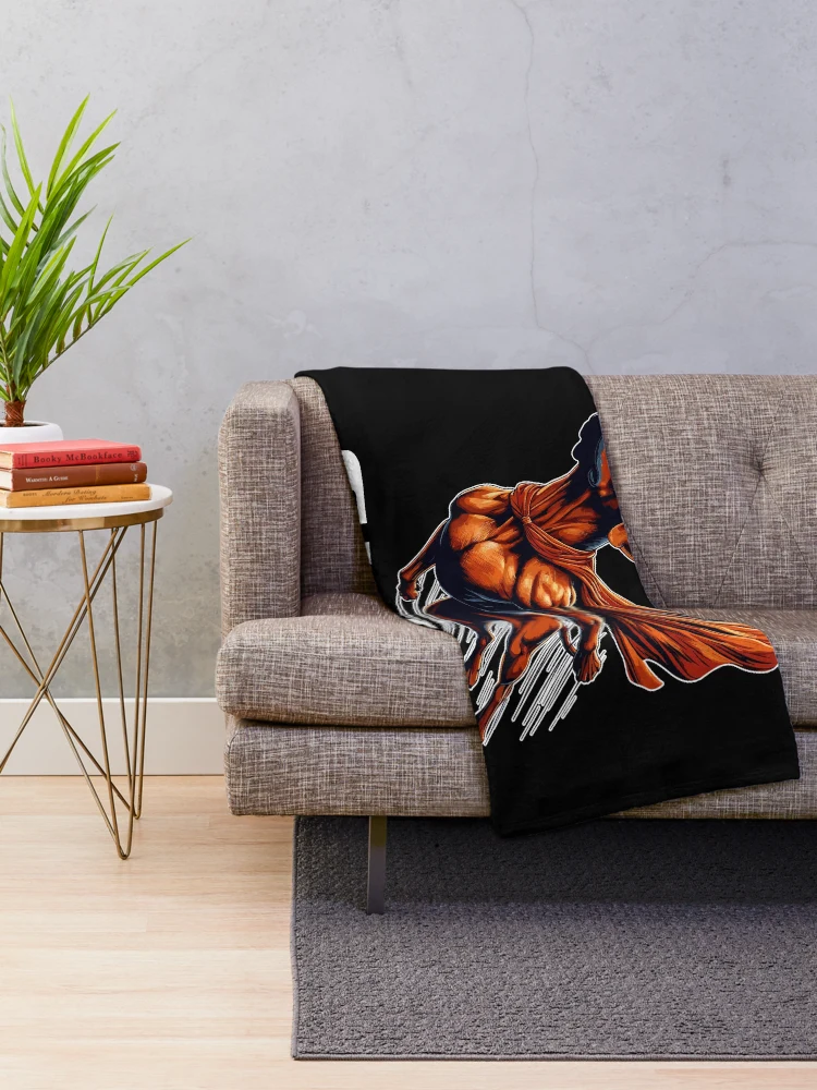 Thumbnail 2 of 6, Throw Blanket, Super Dog Rhodesian Ridgeback RR Ridgie Gift designed and sold by Pineapple-Tree.