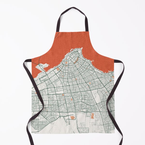 Item preview, Kuwait City Map - Bohemian designed and sold by deMAP.