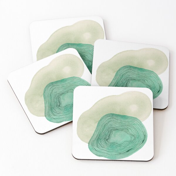 Item preview, Seamless - Flowing, natural shapes in watercolour designed and sold by Laura Hartleif.