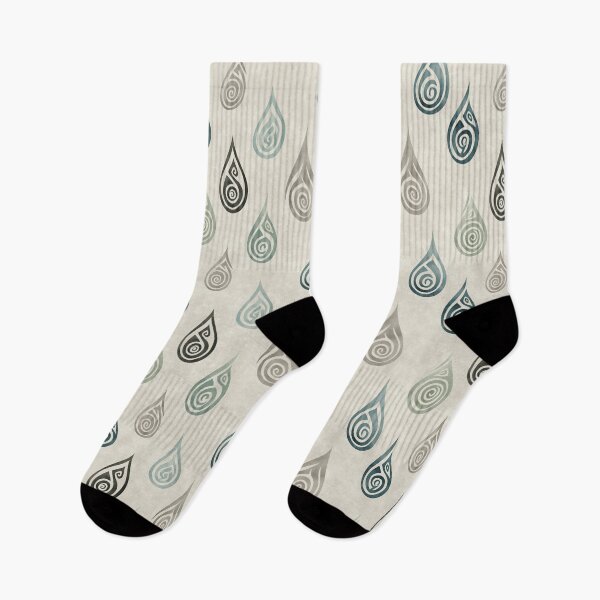 Item preview, Sacred Spiral Droplets with Marble Texture designed and sold by Moisky Patterns.