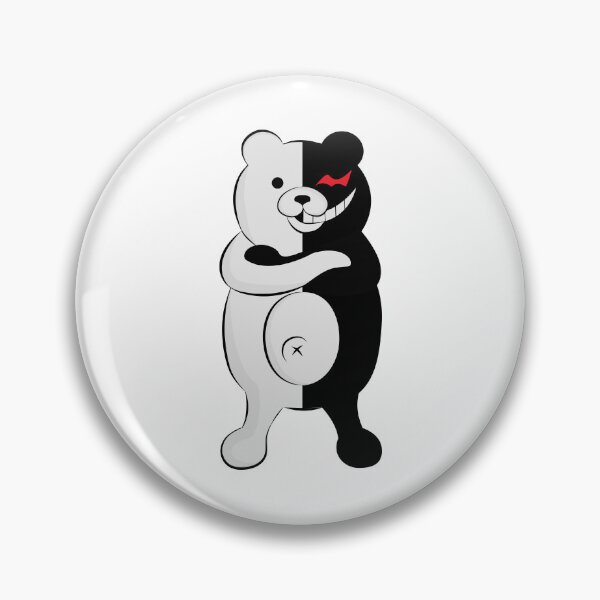 Item preview, Monokuma Bear from Japanese anime Dangaronpa, standing with his arms crossed. Perfect gift for anime and manga fans. designed and sold by Martapp.