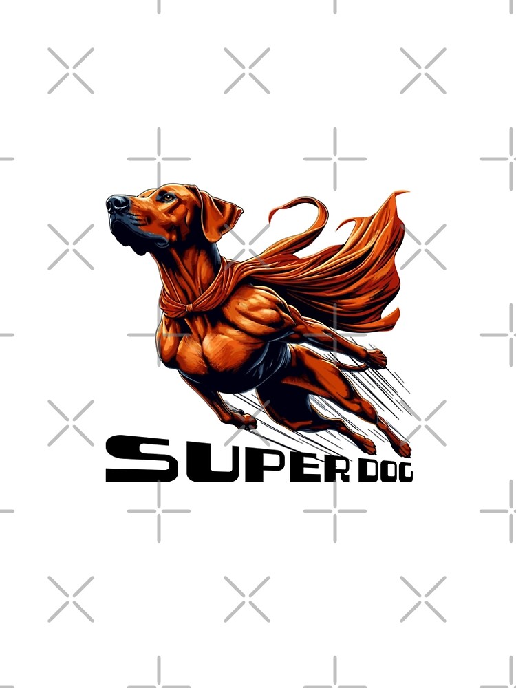 Thumbnail 5 of 5, A-Line Dress, Super Dog Rhodesian Ridgeback RR Ridgie Gift designed and sold by Pineapple-Tree.