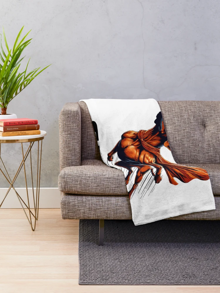 Thumbnail 2 of 6, Throw Blanket, Super Dog Rhodesian Ridgeback RR Ridgie Gift designed and sold by Pineapple-Tree.