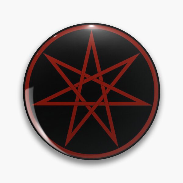 Item preview, Seven pointed star maroon  designed and sold by The Artless Archer.