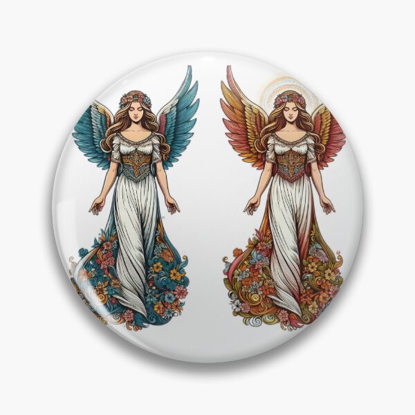 Item preview, Superhero two angel women pattern,Angels,angel art,divine power,Superhero designed and sold by Expressions-Sel.
