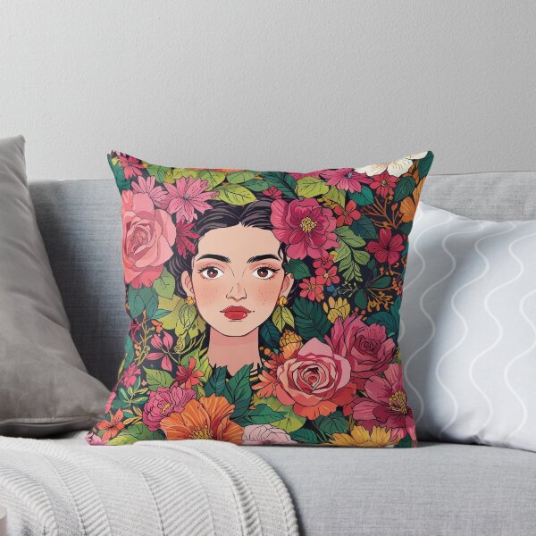 Item preview, Flowers Frida Kahlo designed and sold by CoolPixels.