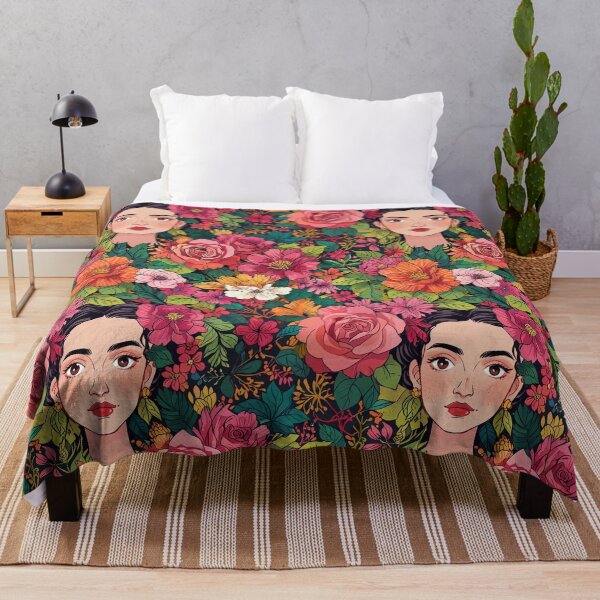 Item preview, Flowers Frida Kahlo designed and sold by CoolPixels.