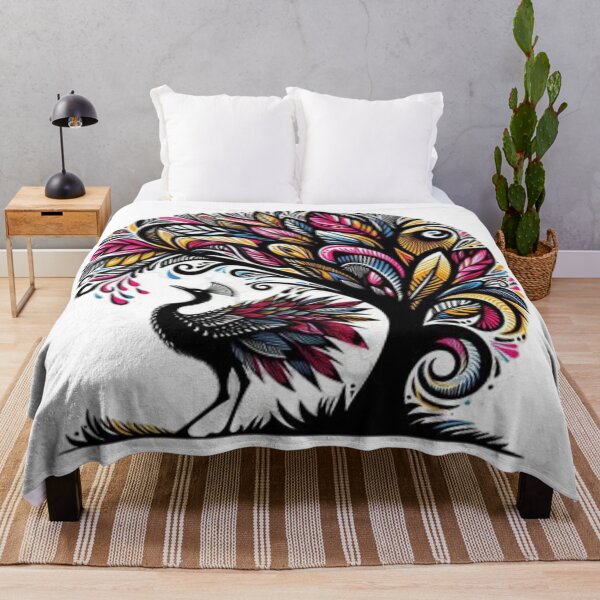 Item preview, Tribal Art Style, Proud Peacock designed and sold by Shs-Kenya.