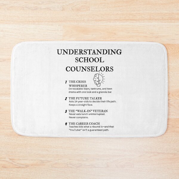 Item preview, Understanding School Counselors – Funny Education Life Definitions designed and sold by PsyFlow35.