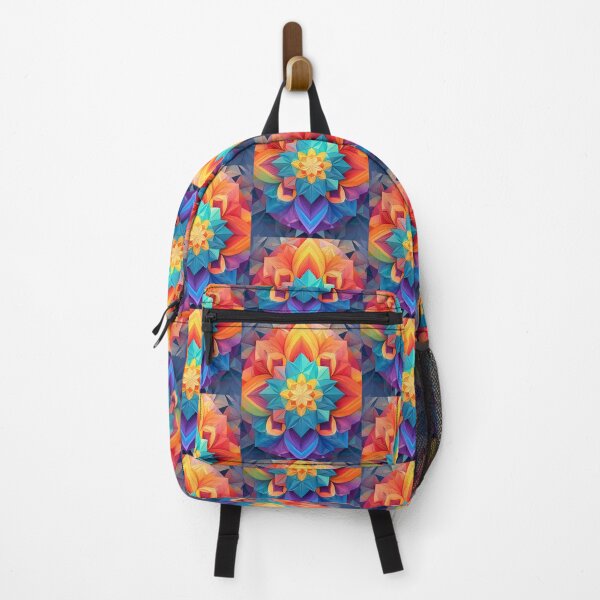 Item preview, Beautiful and heavenly mandala art, kaleidoscope of bright rainbow, origami designed and sold by Design your dreams.