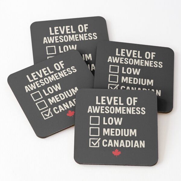 Item preview, Level Of Awesomeness Canadian designed and sold by HowToCanadian.