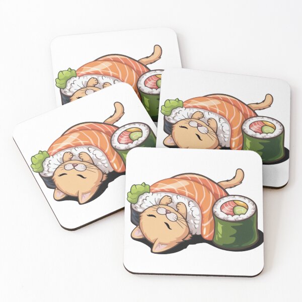 Item preview, Kawaii Cat Sushi Funny Cat Owner designed and sold by DerNachtfuchs.