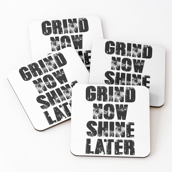 Item preview, Grind Now Shine Later | Motivational Gym Quote designed and sold by typoinspired.