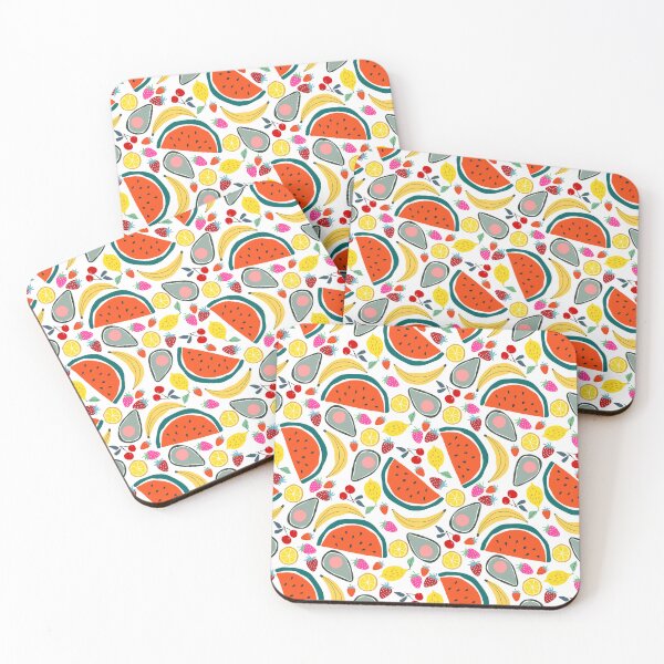 Item preview, Tropical Fruit Seamless Pattern – Exotic & Bold designed and sold by Meemaart.