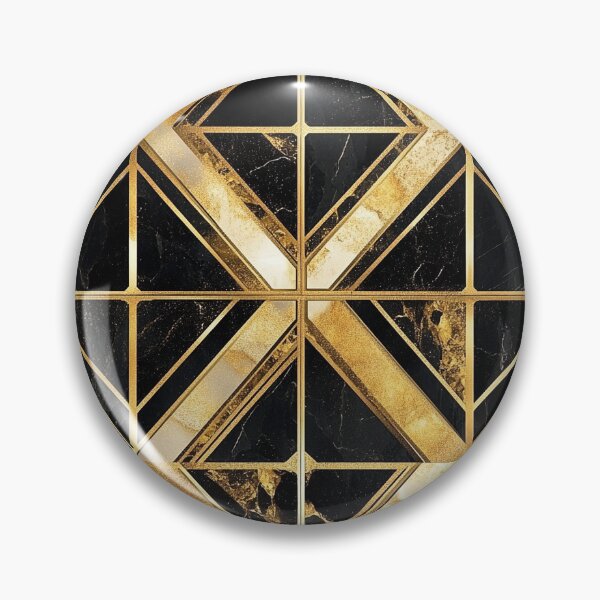 Item preview, Golden Geometry Symmetry Modern Elegance designed and sold by MidArtForge.