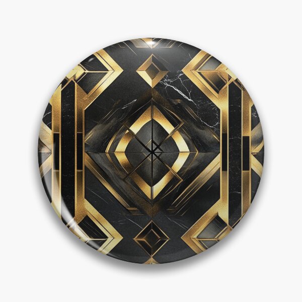 Item preview, Golden Geometry Symmetry Modern Elegance designed and sold by MidArtForge.