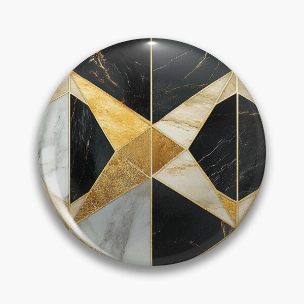 Item preview, Golden Geometry Symmetry Modern Elegance designed and sold by MidArtForge.