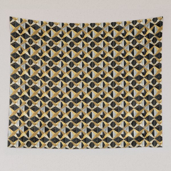 Item preview, Golden Geometry Symmetry Modern Elegance designed and sold by MidArtForge.