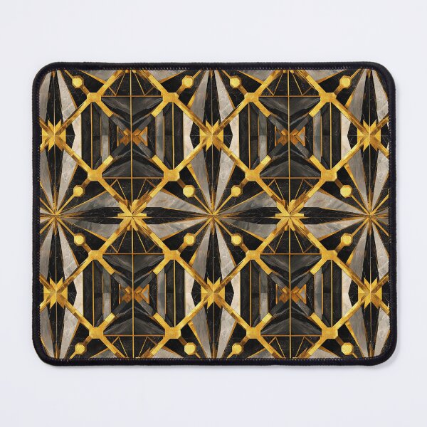 Item preview, Golden Geometry Symmetry Modern Elegance designed and sold by MidArtForge.