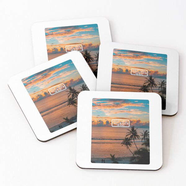 Item preview, Inspirational Beach Quote Design #4 – Without a Purpose There Is No Peace in the Heart – AI Photo Art for Mindful Living designed and sold by knalpot-design.