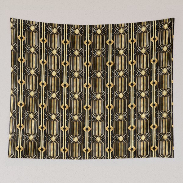 Item preview, Golden Geometry Symmetry Modern Elegance designed and sold by MidArtForge.