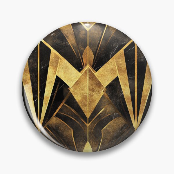 Item preview, Golden Geometry Symmetry Modern Elegance designed and sold by MidArtForge.
