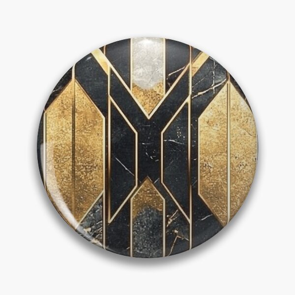 Item preview, Golden Geometry Symmetry Modern Elegance designed and sold by MidArtForge.