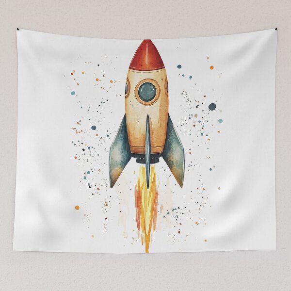 Item preview, Space Rocket Vintage Explorer designed and sold by bapupa.
