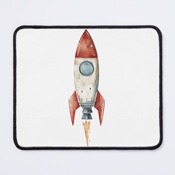 Item preview, Space Rocket Retro Galaxy designed and sold by bapupa.