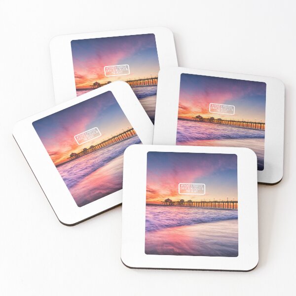 Item preview, Inspirational Beach Quote Design #5 – Without a Purpose There Is No Peace in the Heart – AI Photo Art for Mindful Living designed and sold by knalpot-design.