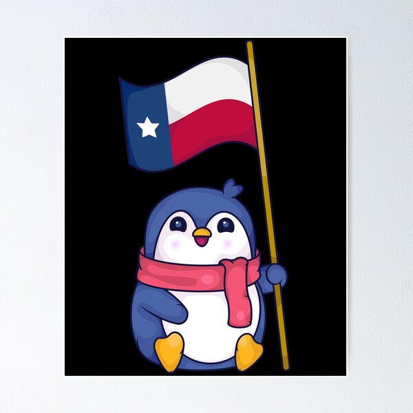 Item preview, Texas Lover Kids Penguin Lover Gift Texas Flag designed and sold by DSWShirts.