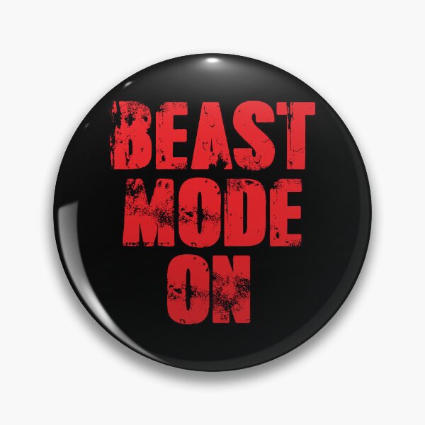 Item preview, Beast Mode On | Motivational Gym Quote designed and sold by typoinspired.