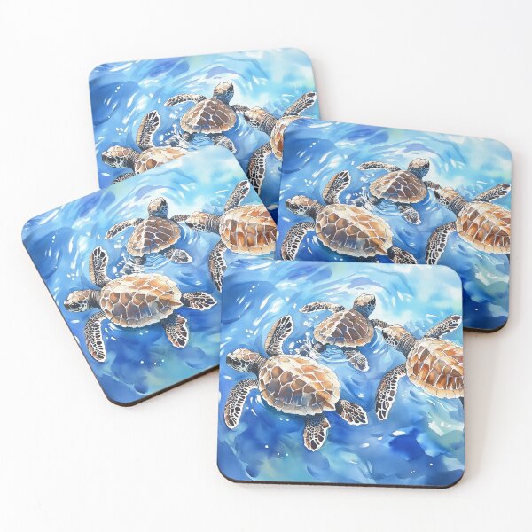Item preview, Baby Sea Turtles in the Water designed and sold by laurashawart.