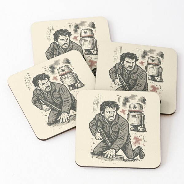 Item preview, Andor - Character and Droid Escape Illustration designed and sold by zzz888.