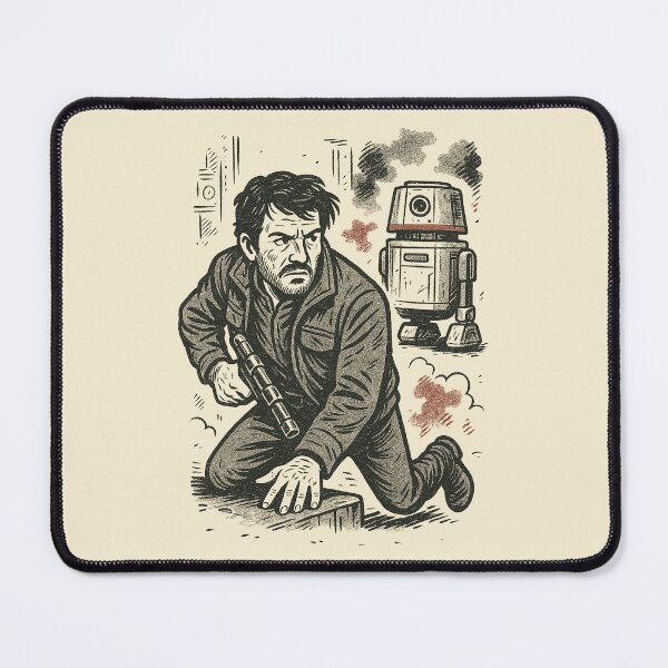Item preview, Andor - Character and Droid Escape Illustration designed and sold by zzz888.