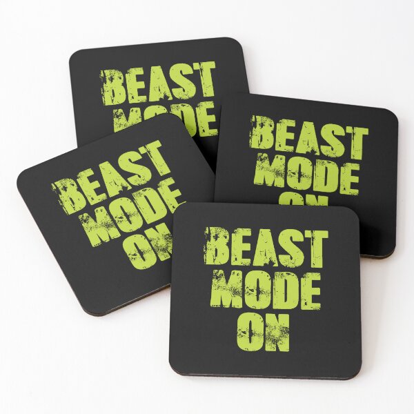 Item preview, Beast Mode On | Motivational Gym Quote designed and sold by typoinspired.