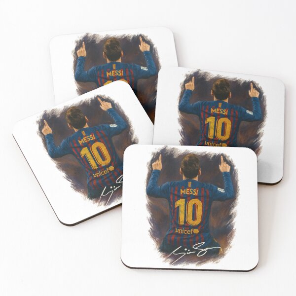 Item preview, Lionel Messi Barcelona Tribute – Iconic Number 10 Celebration Art Print designed and sold by VintageVibes Co..