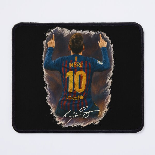 Item preview, Lionel Messi Barcelona Tribute – Iconic Number 10 Celebration Art Print designed and sold by VintageVibes Co..