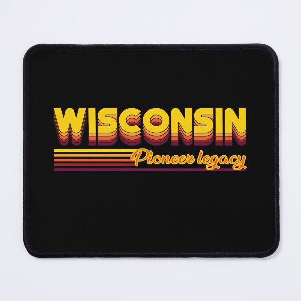 Item preview, cool Wisconsin USA state design designed and sold by RetroMaritalArt.
