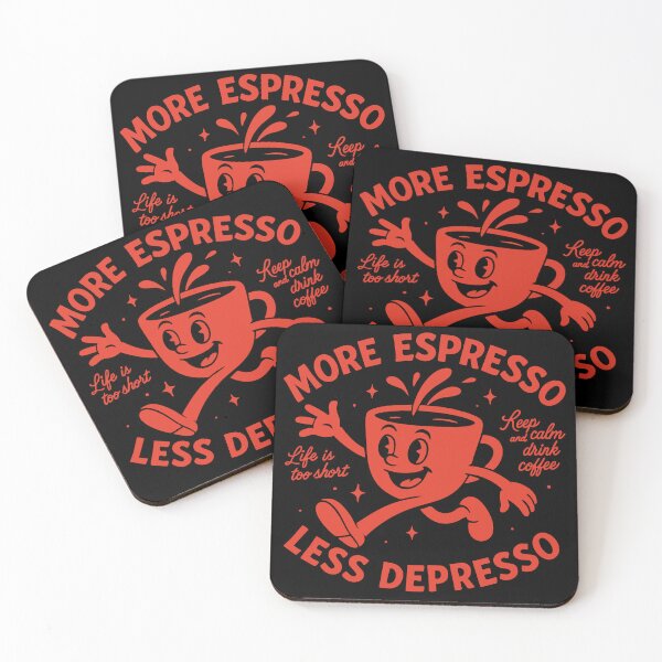 Item preview, More Espresso, Less Depresso designed and sold by Soap Club.